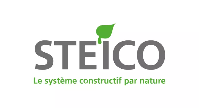 Logo de STEICO, le système constructif par nature
